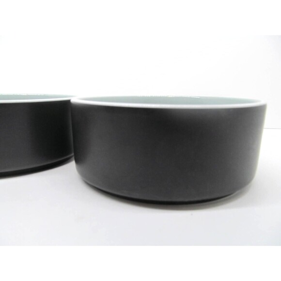 Noritake COLORTRIO Graphite 6" X 2 1/2" Cereal Bowls Set of 2 - Picture 2 of 8